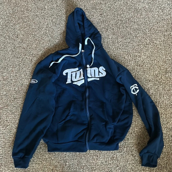 Minnesota Twins Zip Up Sweater Jacket - Picture 2 of 3